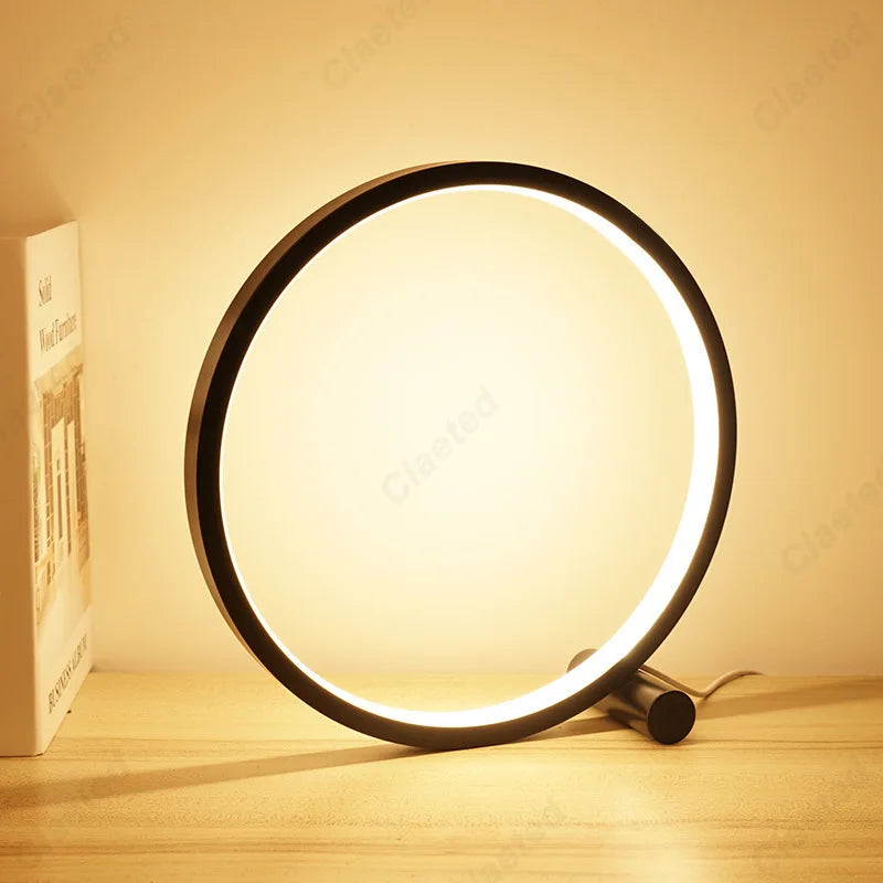 Luminária de Mesa Circular LED -  Circle